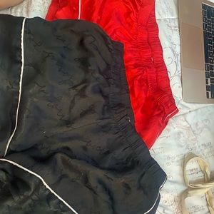 Victoria secret satin sleep shorts bundle